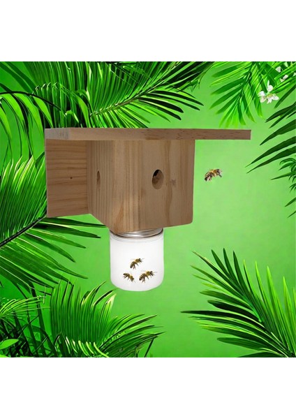 Ahşap Marangoz Arı Tuzağı Dış Mekan Ahşap Delici Arı Tuzağı Marangoz Arı Tuzakları Dış Mekan Asılı Böcek Tuzakları Kaldırır (Yurt Dışından) fırsatları