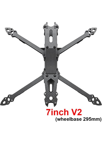 Mark 4 V2 7 Inç Fpv Karbon Fiber Çerçeve 295 mm Mark4 Fpv Yarış Drone Quadcopter Serbest Stil Çerçeve Kiti (Yurt Dışından)