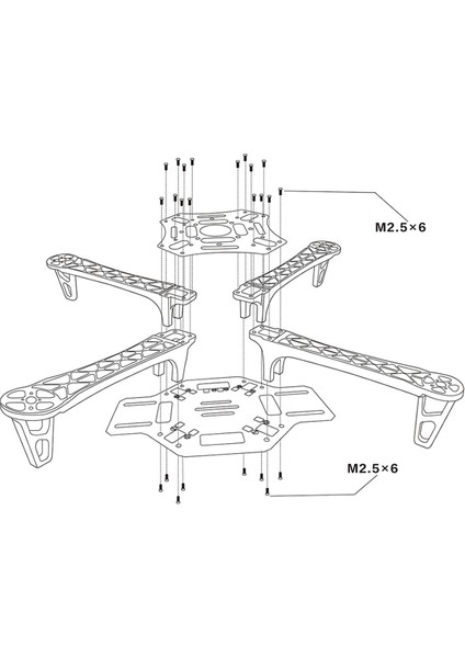 F450 4 Eksenli Quadcopter Çerçeve Takımı Çoklu Rotor Desteği F450 Quadcopter Drone Djı Kk Mk Mwc Rc Quadcopter Için (Yurt Dışından)