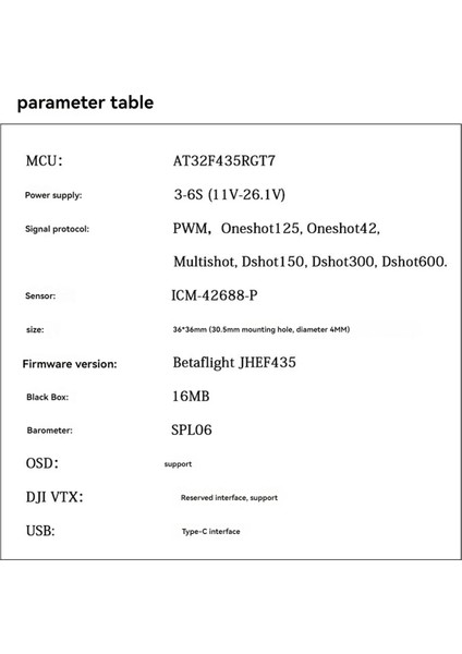 Jhemcu AT32 F435 Uçuş Kontrolörü GF30 F435 Fpv Yarış Drone Uçuş Kontrolörü Için (Yurt Dışından)