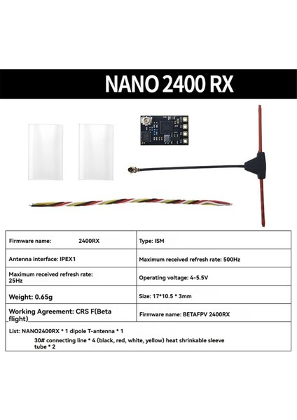 Elrs Nano 2.4ghz Rx Expresslrs 2400 Rx Alıcısı Fpv Uzun Menzilli Iha'lar Quadcopter Için (Yurt Dışından)