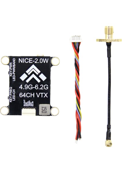 5.8g 2W Vtx 2000MW 64CH Fpv Video Vericisi Pal/ntsc Fpv Rc Drone Için Tbs Osd Parametre Ayarı Desteği (Yurt Dışından)
