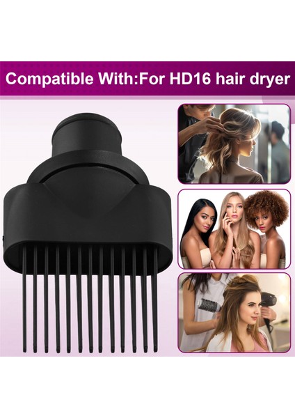 Dyson Geniş Dişli Tarak Aksesuarı Dyson Supersonic Saç Kurutma Makinesine Uygun, Gevşek Bağlantılı Nozul HD16 (Yurt Dışından)