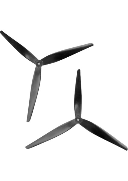 Hqprop 1 Çift 13X9X3V2 13 Inç Cw Ccw 3 Kanatlı/üç Kanatlı Siyah Pervane Fpv Pervane (Yurt Dışından)
