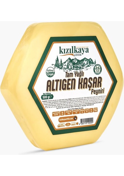 Altıgen Kaşar Peyniri 500G fiyatları