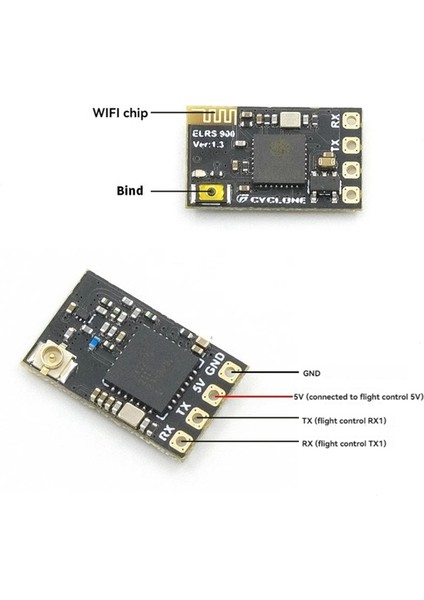 Elrs Alıcısı 2.4ghz Nano Expresslrs Alıcısı Crsf T Tipi Anten ile Rc Fpv Traversing Iha Parçaları (Yurt Dışından)