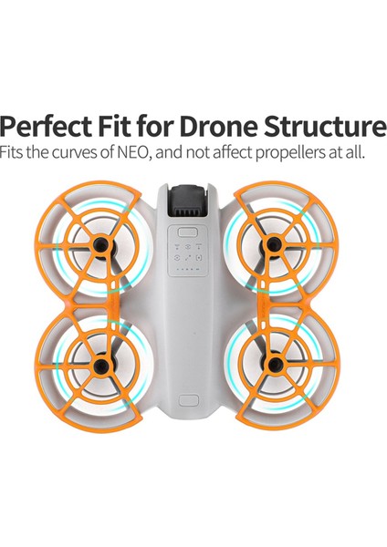 Djı Neo Fpv Drone Için Pervane Koruyucu Darbe Emici Pervane Koruma Kılıfı Drone Yedek Aksesuarları Turuncu (Yurt Dışından) modelleri