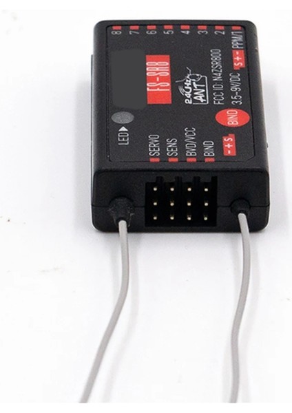 Fs-Sr8 2.4ghz Ant Mini Alıcı Uzaktan Kumanda Rc Araba 8 Kanal Uçak Helikopter Fpv Drone Radyo Vericisi (Yurt Dışından)