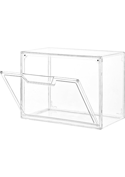 Paket Kapaklı Şeffaf Saklama Kutuları, Çantalar, Kozmetikler, Çok Amaçlı Saklama Kutuları Için Istiflenebilir Akrilik Vitrin (Yurt Dışından)