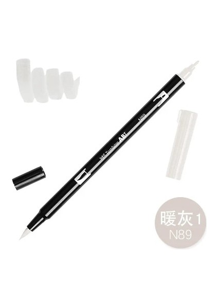 N89 Stili Professionl Tombow Ab-T Japaolors Sanat Fırça Kalem Çift Kafaları Su Renk Marker Kalem Çizim Boyama Kırtasiye Için (Yurt Dışından)