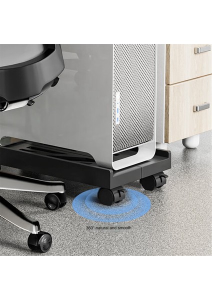 Ayarlanabilir Mobil Cpu Standı, Havalandırmalı Bilgisayar Kulesi Standı 4 Tekerlekli Pc Kulesi Standı, Masa Altı Tutucu (Yurt Dışından)