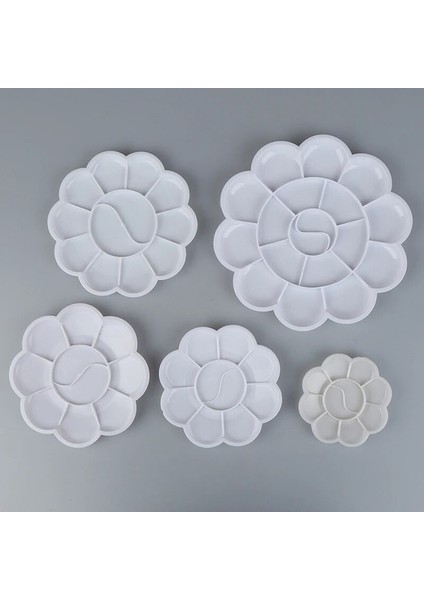 A4 Stili 4 Boyutlu Palet Sanat Alternatifleri Boya Plastik Palet Temini Beyaz Suluboya Paleti Pigment Tepsisi Boyama Malzemeleri (Yurt Dışından) indirimleri