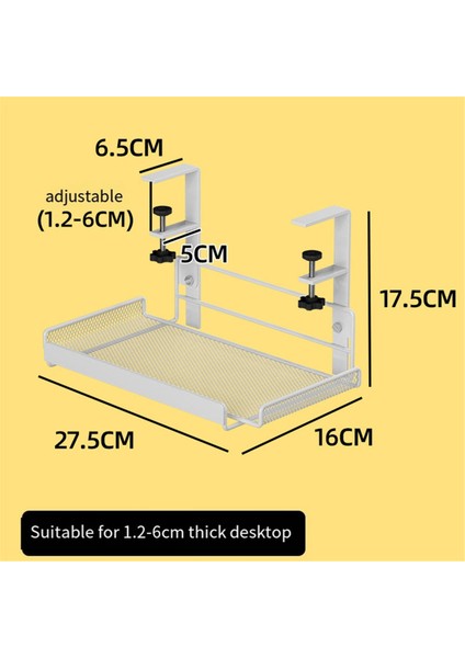 Masa Altı Kablo Yönetim Tepsisi, Iş Istasyonu Depolama, Metal Kablo Tepsisi Sepeti, Ofis ve Ev Stili Için Ayakta Masa 1 (Yurt Dışından) fiyatları