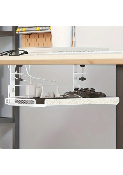 Masa Altı Kablo Yönetim Tepsisi, Iş Istasyonu Depolama, Metal Kablo Tepsisi Sepeti, Ofis ve Ev Stili Için Ayakta Masa 1 (Yurt Dışından) fırsatları