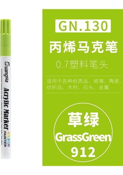 Çimenyeşil Tarzı Gn 36COLORS Akrilik Boya Marker Kalem Işaretleme Renk Boya Kalemleri Seramik Kaya Cam Porselen Kupa Ahşap Kumaş Canva Boya (Yurt Dışından)
