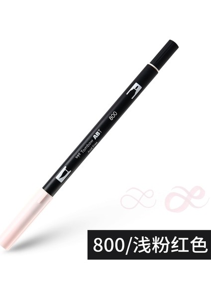 NO.800 Tarzı Tombow Abt Çift Fırça Kalem Suluboya Kalemler Çift Kafa Olors Eskiz Çizim Yazma Japon Kırtasiye (Yurt Dışından)