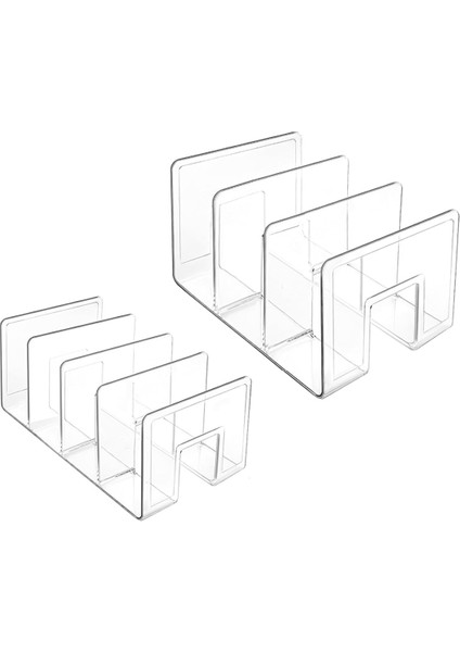 Dolap Için Çanta Düzenleyici, Akrilik Şeffaf Çanta Depolama Düzenleyicileri, 2 Adet Farklı Boyutlarda Bölücü Tutucu, Çanta Rafı (Yurt Dışından)
