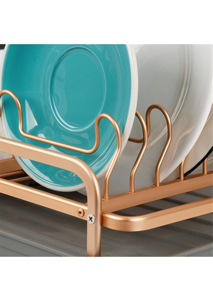 Paslanmaz Çelik Mutfak Kurutma Bulaşık Rafı Lavabo Süzgeci Tutucu, Çatal Bıçak Süzgeci Aksesuarları, Saklama Tabak Düzenleyici Altın Raf (Yurt Dışından) fırsatları