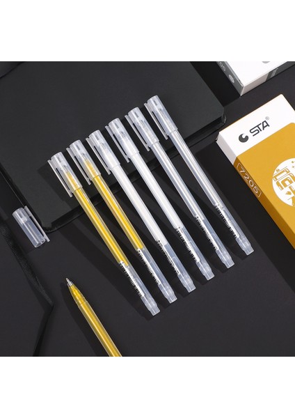Beyaz Stil Parlak Boyama Işaretleyici Kalem 3 Renk Mürekkep Floresan Kalem Dıy Dergisi Scrapbooking Dekorasyon Kırtasiye Malzemeleri Kawaii (Yurt Dışından) fiyatları