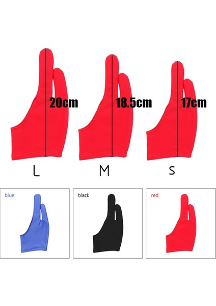 C Stili Herhangi Bir Gra Çizim Tableti Için Sanatçı Çizim Eldiveni Siyah 2 Parmak Kirlenme Önleyici, Hem Sağ Hem De Sol El Için Siyah Ücretsiz Boyut Bh (Yurt Dışından) fırsatları