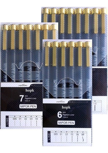 4 Adet Set A-1 Stili Pigment Liner Mikron Mürekkep Sanat Marker Kalem Kaligrafi Fırçası Kalemler Siyah Fineliner Eskiz Manga Çizim El Yazısı Beyaz Kalem (Yurt Dışından)