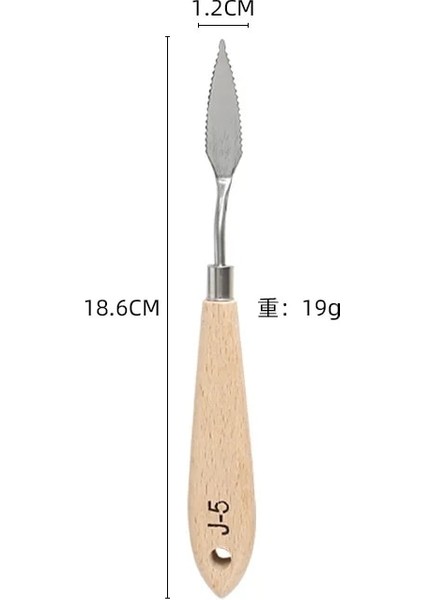 No.3 Tarzı Profesyonel Paslanmaz Çelik Boyama Palet Bıçağı Yağlı Boya Spatula Zes Palet Aracı Karıştırma Kazıyıcı Sanat Aracı (Yurt Dışından)