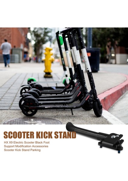 Elektrikli Scooter Park Standı Hx X9 Ayak Destek Standı Tripod Yan Destek Scooter Aksesuarları (Yurt Dışından) fırsatları