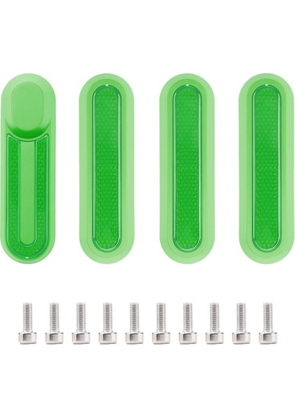 Xiaomi M365/PRO/PRO 2/1s/3 Elektrikli Scooter Aksesuarları Yeşil Için Tekerlek Kapağı Koruyucu Kabuklar Yansıtıcı Çıkartmalar (Yurt Dışından)