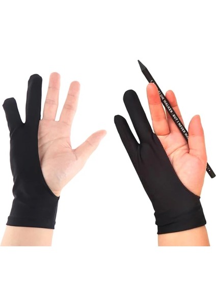 Açık Cam Göbeği Sanatçı Çizim ve Kalem Grafik Tablet Pad Için Parmak Kirlenme Önleyici Eldivenler (Yurt Dışından) modelleri