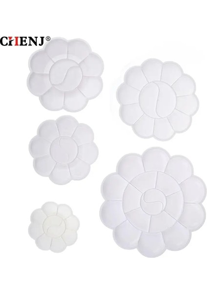 A4 Stili 4 Boyutlu Palet Sanat Alternatifleri Boya Plastik Palet Temini Beyaz Suluboya Paleti Pigment Tepsisi Boyama Malzemeleri (Yurt Dışından) fırsatları