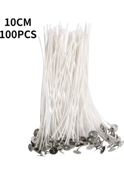 10CM Tarzı 2. Andle Fitiller Dumansız Balmumu Saf Pamuk Çekirdek Dıy Mum Yapımı Için Fitiller Parti Malzemeleri Mum Aksesuarları (Yurt Dışından)