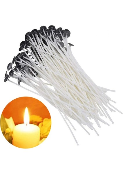 10CM Tarzı 2. Andle Fitiller Dumansız Balmumu Saf Pamuk Çekirdek Dıy Mum Yapımı Için Fitiller Parti Malzemeleri Mum Aksesuarları (Yurt Dışından) fırsatları