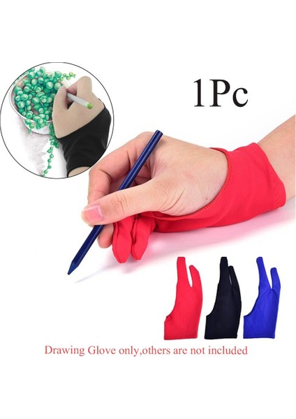 Kırmızı-M Hızlı G 2 Parmak Kirlenme Önleyici Sağ Sol El Eldiven Sweatproof Sanatçı Herhangi Bir Gra Çizim Tableti Için Çizim Eldiven Kaynağı (Yurt Dışından) fırsatları