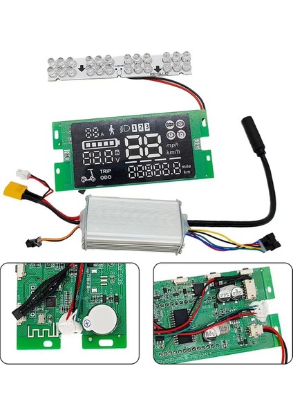 Kugoo S3 E-Scooter Kontrol Cihazı Motor Ölçer Seti 8 Inç Escooter Aksesuarları Için Elektrikli Scooter Kontrol Cihazı Motor Ölçer Seti (Yurt Dışından) fiyatları
