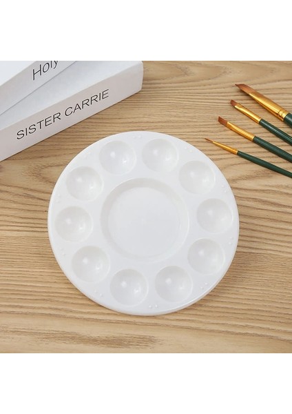 11CM Tarzı Palet 10 Izgara Sanat Boya Tepsisi Sanatçı Suluboya Plastik Karıştırma Paleti Malzemeleri (Yurt Dışından) indirimleri
