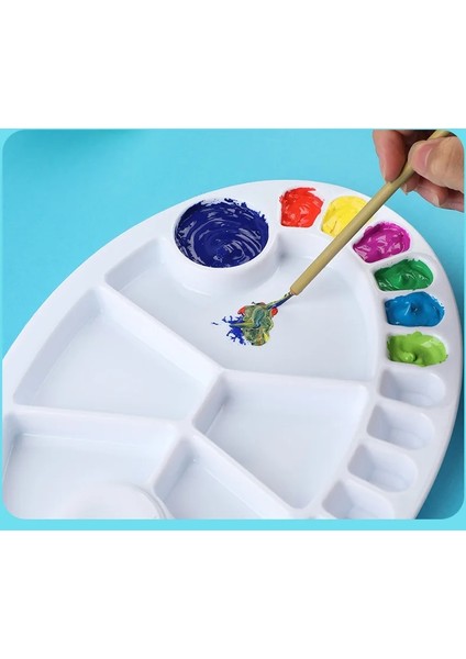Pigment Kalem Kutusu Stili Güzel Sanatlar Boyama Erik Çiçeği Renk Paleti, Boya Fırçası Kovası, Çoklu Özellikler ve Renkler Mevcut Malzemeler (Yurt Dışından)