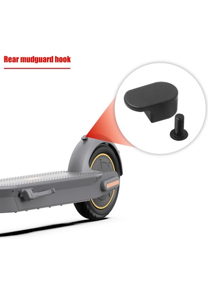 Max G30 Elektrikli Scooter Arka Kancası Vidalı Arka Yedek Parçaları Için Uygundur (Yurt Dışından) fiyatları