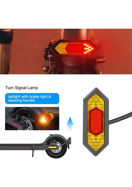 Elektrikli Scooter Arka Stop Lambası Scooter Arka Lambası M365/PRO Kickscooter Aksesuarı (Yurt Dışından) fırsatları