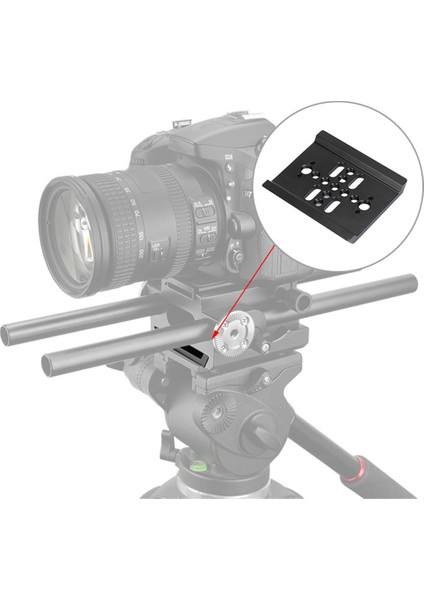 80MM Kuyruklu Plaka Hızlı Kurulum Panosu 1/4 Inç-20 ve 3/8 Inç-16 Dişli Delikler Dslr Kamera Aksesuarları (Yurt Dışından) modelleri