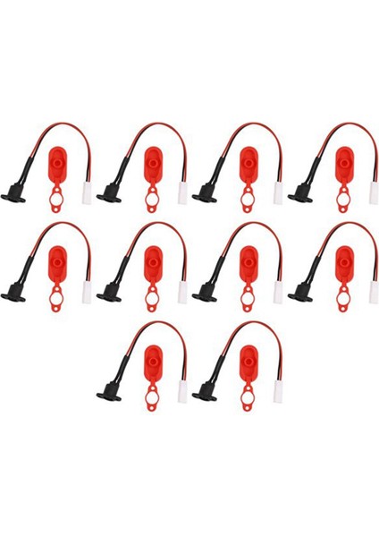 Xiaomi Mijia M365 Elektrikli Scooter Için 10 Adet Şarj Deliği Kapağı Şarj Kablosu Şarj Portu Su Geçirmez Kapak (Yurt Dışından)