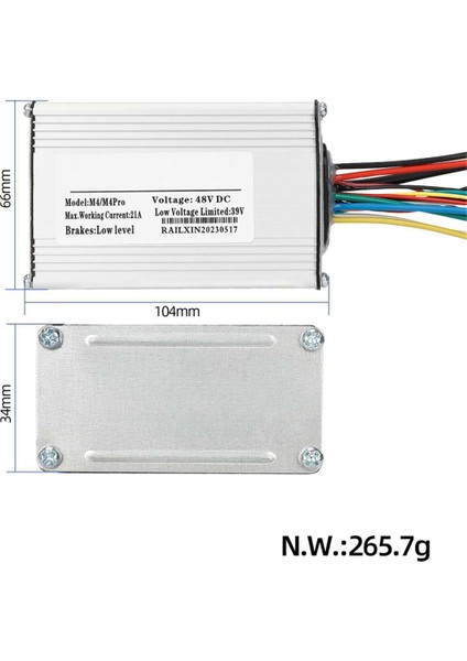 Kukirin M4/M4PRO Scooter Denetleyicisi Için 48VDC Anakart Motor Kontrolör Yedek Parçaları (Yurt Dışından)