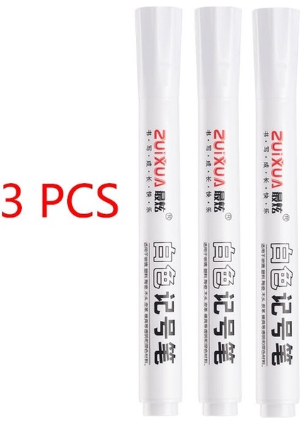 Beyaz 2.0 mm Stili Reative Beyaz Mürekkep Jel Kalem Vurgulama Işaretleyici Kalem Öğrenci Kırtasiye Için Ince Ipucu Çizim Sanat Yazma Okul Malzemeleri (Yurt Dışından)