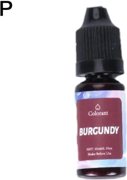 P Tarzı 24 Renk 10 ml Mum Sıvı Renklendirici Difüzyon Mürekkep Mum Boya Yapımı Soya El Sanatları Kokulu Balmumu Pigment Araçları El Yapımı Soa K3L8 (Yurt Dışından)