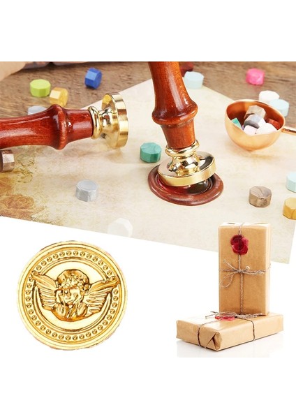 No.5 Tarzı Balmumu Mühür Kafa Damga Vintage Yuvarlak Antika Sızdırmazlık Davetiyeleri Dıy Zarf Hobi Araçları Adanmış Bakır Kafa Değiştirin (Yurt Dışından) fırsatları