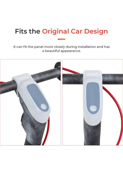 Ninebot Elektrikli Scooter F20 F30 F40 Ekran Gösterge Paneli Beyaz Için Su Geçirmez Toz Geçirmez Silikon Koruyucu Kılıf (Yurt Dışından) fırsatları