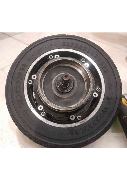 8.5 Inç 8.5x2 Off-Road Katı Lastik Vsett 9 9+ Zero 9 Scooter Aşınmaya Dayanıklı Delinmeye Dayanıklı Lastik Parçaları Siyah (Yurt Dışından)