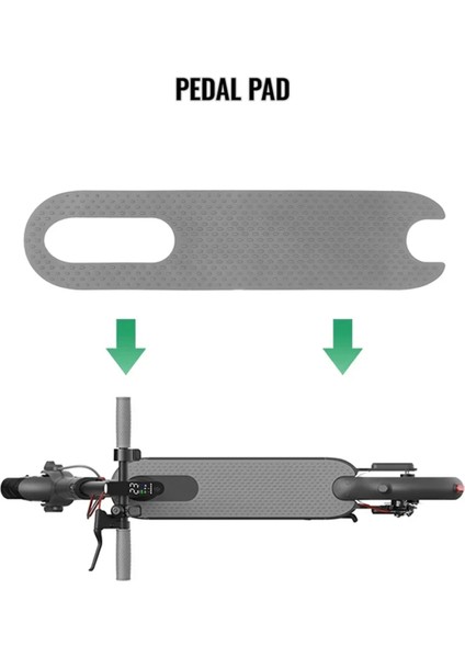 Xiaomi M365 1s Elektrikli Scooter Kaykay Aksesuarları Yapışkanlı Pedal Kapak Pedi Için Gri Silikon Ayak Pedi Mat Sticker (Yurt Dışından) modelleri