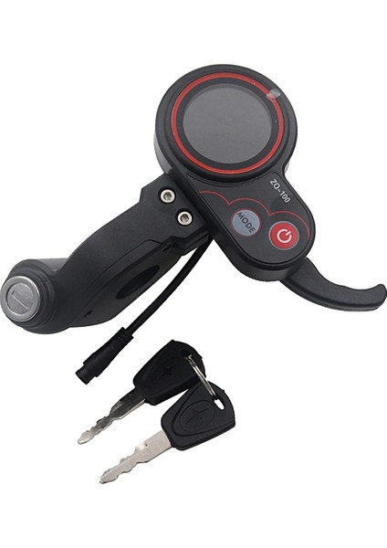 LCD Ekran ZQ-100 Elektrikli Scooter Ekranı Kilitli Gösterge Paneli Aksesuarları Kickscooter Parçaları (Yurt Dışından) fiyatları