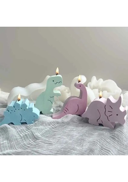 10.8x7.5x3.9cm Stili Dinozor Şekli Silikon Kalıp 3D Hayvan Serisi Silikon Kalıp Epoksi Dıy Masa Üstü Dekorasyon Kil Alçı El Sanatları Kalıp (Yurt Dışından) fiyatları