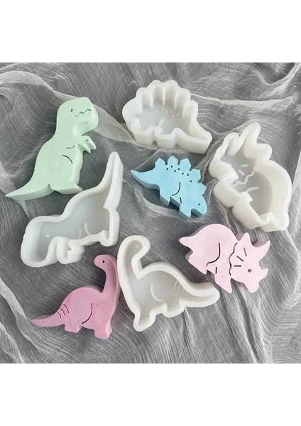 10.8x7.5x3.9cm Stili Dinozor Şekli Silikon Kalıp 3D Hayvan Serisi Silikon Kalıp Epoksi Dıy Masa Üstü Dekorasyon Kil Alçı El Sanatları Kalıp (Yurt Dışından) fırsatları